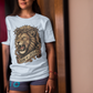 The LION OF JUDAH Classic Christian T-Shirt (S-5XL):  Women's Medium Weight Gildan 5000 - FREE SHIPPING