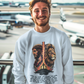 THE LION OF JUDAH Heavy Weight Christian Sweatshirt (S-5XL):  Men's Gildan 18000 - FREE SHIPPING