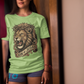 The LION OF JUDAH Classic Christian T-Shirt (S-5XL):  Women's Medium Weight Gildan 5000 - FREE SHIPPING