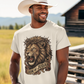THE LION OF JUDAH Christian T-Shirt (S-5XL):  Men's Medium Weight Gildan 5000 - FREE SHIPPING