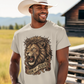 THE LION OF JUDAH Christian T-Shirt (S-5XL):  Men's Medium Weight Gildan 5000 - FREE SHIPPING