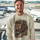 THE LION OF JUDAH Heavy Weight Christian Sweatshirt (S-5XL):  Men's Gildan 18000 - FREE SHIPPING
