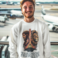 THE LION OF JUDAH Heavy Weight Christian Sweatshirt (S-5XL):  Men's Gildan 18000 - FREE SHIPPING