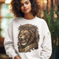 THE LION OF JUDAH Heavy Weight Christian Sweatshirt (S-5XL):  Women's Gildan 18000 - FREE SHIPPING
