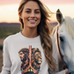 THE LION OF JUDAH Heavy Weight Christian Long Sleeve T-Shirt (S-2XL):  Women's Gildan 2400 - FREE SHIPPING