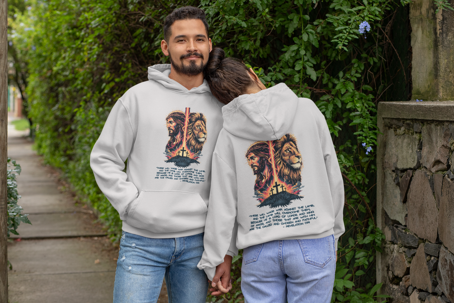 THE LION OF JUDAH Heavy Weight Christian Hoodie (S-5XL):  Men's and Women's Gildan 18500