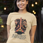 The LION OF JUDAH Fitted Christian T-Shirt (S-2XL):  Women's Bella+Canvas 6004