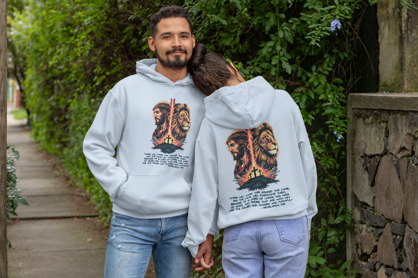 THE LION OF JUDAH Heavy Weight Christian Hoodie (S-5XL):  Men's and Women's Gildan 18500