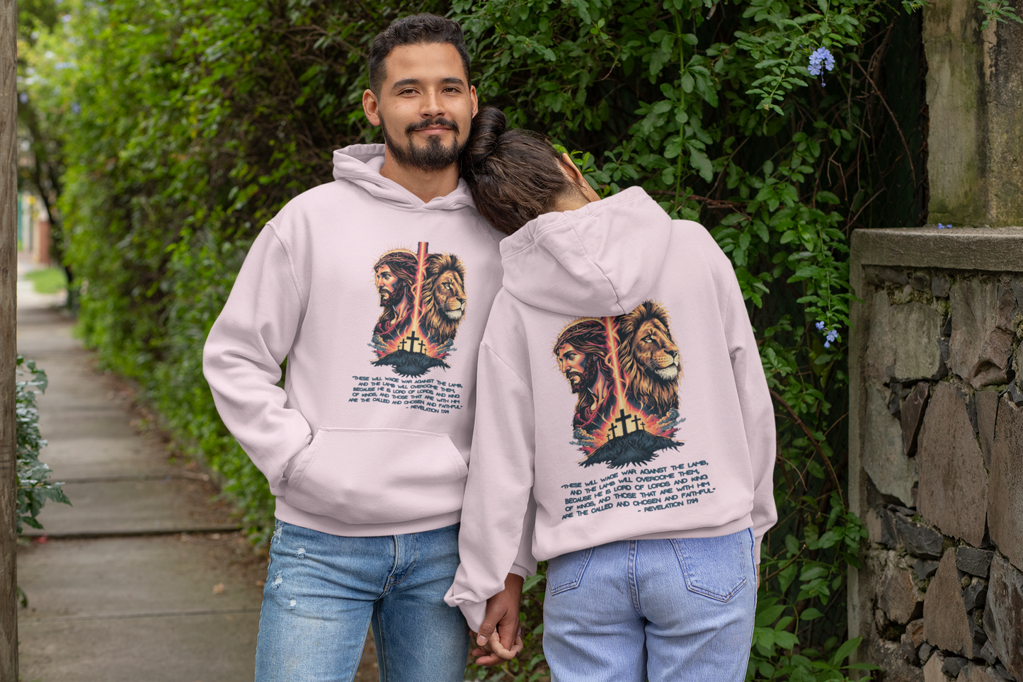 THE LION OF JUDAH Heavy Weight Christian Hoodie (S-5XL):  Men's and Women's Gildan 18500