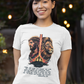 The LION OF JUDAH Fitted Christian T-Shirt (S-2XL):  Women's Bella+Canvas 6004