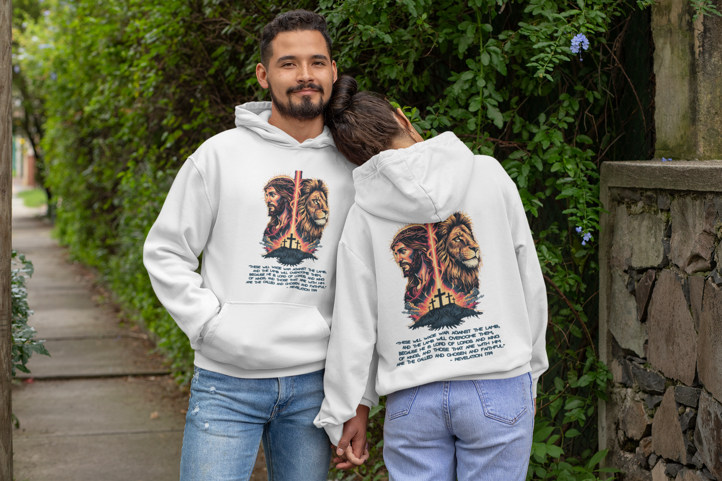 THE LION OF JUDAH Heavy Weight Christian Hoodie (S-5XL):  Men's and Women's Gildan 18500