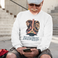 . THE LION OF JUDAH Heavy Weight Christian Long Sleeve T-Shirt (S-2XL):  Men's Gildan 2400 - FREE SHIPPING