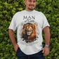 . MAN OF FAITH Plus Size Heavy Weight Christian T-Shirt (S-5XL):  Men's Hanes Beefy-T® - FREE SHIPPING