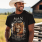 MAN OF FAITH Christian T-Shirt (S-5XL):  Men's Medium Weight Gildan 5000 - FREE SHIPPING