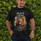 . MAN OF FAITH Plus Size Heavy Weight Christian T-Shirt (S-5XL):  Men's Hanes Beefy-T® - FREE SHIPPING
