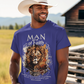 MAN OF FAITH Christian T-Shirt (S-5XL):  Men's Medium Weight Gildan 5000 - FREE SHIPPING