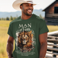 MAN OF FAITH Christian T-Shirt (S-5XL):  Men's Medium Weight Gildan 5000 - FREE SHIPPING