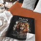 MAN OF FAITH Light Weight Christian Velveteen Plush Blanket (3 sizes available) - FREE SHIPPING