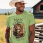 MAN OF FAITH Christian T-Shirt (S-5XL):  Men's Medium Weight Gildan 5000 - FREE SHIPPING