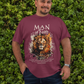 . MAN OF FAITH Plus Size Heavy Weight Christian T-Shirt (S-5XL):  Men's Hanes Beefy-T® - FREE SHIPPING