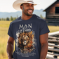 MAN OF FAITH Christian T-Shirt (S-5XL):  Men's Medium Weight Gildan 5000 - FREE SHIPPING