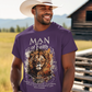 MAN OF FAITH Christian T-Shirt (S-5XL):  Men's Medium Weight Gildan 5000 - FREE SHIPPING