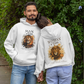 MAN OF FAITH Heavy Weight Christian Hoodie (S-5XL):  Men's Gildan 18500 - FREE SHIPPING