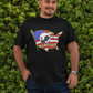 . NEVER FORGOTTEN Plus Size Heavy Weight Patriotic Military T-Shirt (S-5XL):  Men's Hanes Beefy-T® - FREE SHIPPING