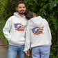 NEVER FORGOTTEN Heavy Weight Patriotic Military Hoodie (S-5XL):  Men's & Women's Gildan 18500 - FREE SHIPPING