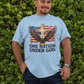 . ONE NATION UNDER GOD Plus Size Heavy Weight Patriotic Christian T-Shirt (S-5XL):  Men's Hanes Beefy-T® - FREE SHIPPING