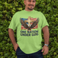 . ONE NATION UNDER GOD Plus Size Heavy Weight Patriotic Christian T-Shirt (S-5XL):  Men's Hanes Beefy-T® - FREE SHIPPING