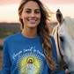 PRAYER CANNOT BE CENSORED Heavy Weight Patriotic Christian Long Sleeve T-Shirt (S-2XL):  Women's Gildan 2400 - FREE SHIPPING