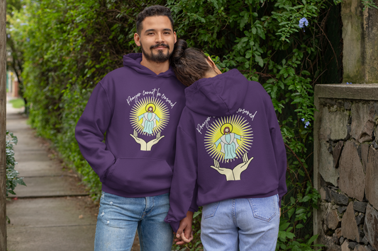 PRAYER CANNOT BE CENSORED Heavy Weight Patriotic Christian Hoodie (S-5XL):  Men's & Women's Gildan 18500 - FREE SHIPPING