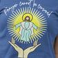 PRAYER CANNOT BE CENSORED Fitted Patriotic Christian T-Shirt (S-2XL):  Women's Bella+Canvas 6004 - FREE SHIPPING