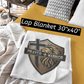 PRAYER WARRIOR Light Weight Christian Velveteen Plush Blanket (3 sizes available) - FREE SHIPPING