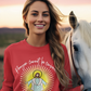 PRAYER CANNOT BE CENSORED Heavy Weight Patriotic Christian Long Sleeve T-Shirt (S-2XL):  Women's Gildan 2400 - FREE SHIPPING