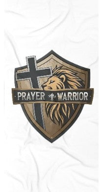 PRAYER WARRIOR:  X-tra Large Beach Towel 36"x72" - FREE SHIPPING
