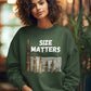 SIZE MATTERS Heavy Weight Patriotic Sweatshirt (S-5XL):  Women's Gildan 18000 - FREE SHIPPING
