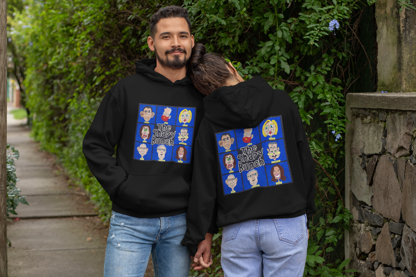 THE SHADY BUNCH Heavy Weight Patriotic Hoodie (S-5XL):  Men's & Women's Gildan 18500 - FREE SHIPPING