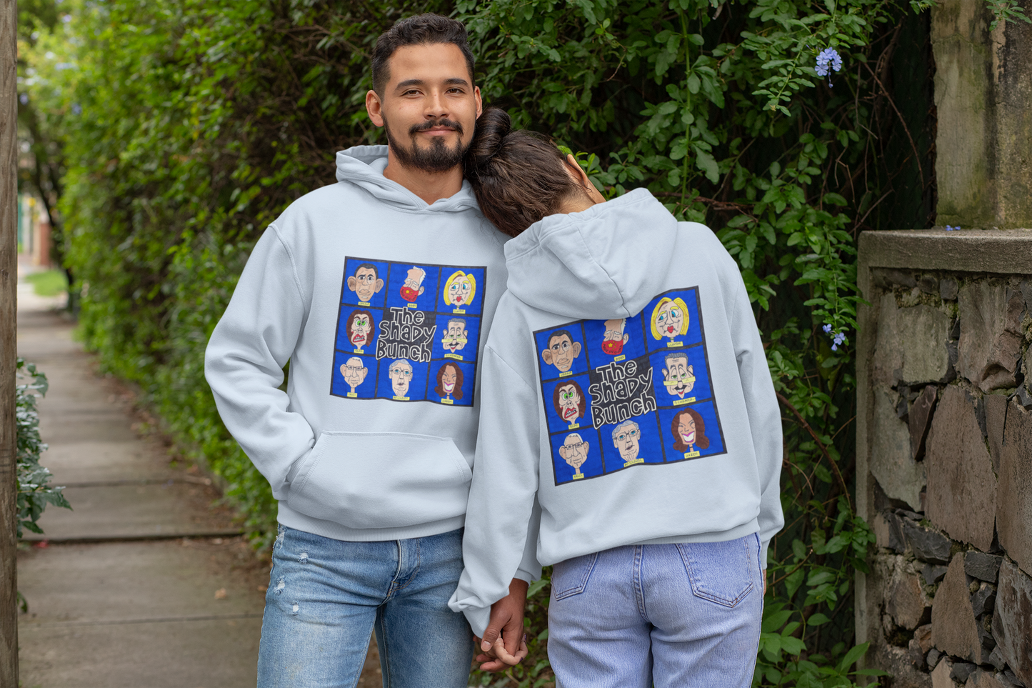 THE SHADY BUNCH Heavy Weight Patriotic Hoodie (S-5XL):  Men's & Women's Gildan 18500 - FREE SHIPPING