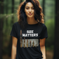 SIZE MATTERS Semi-Fitted Patriotic T-Shirt (S-3XL):  Women's Gildan 5000L - FREE SHIPPING