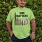 . SIZE MATTERS Plus Size Heavy Weight T-Shirt (S-5XL):  Men's Hanes Beefy-T® - FREE SHIPPING