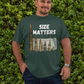 . SIZE MATTERS Plus Size Heavy Weight T-Shirt (S-5XL):  Men's Hanes Beefy-T® - FREE SHIPPING