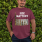 . SIZE MATTERS Plus Size Heavy Weight T-Shirt (S-5XL):  Men's Hanes Beefy-T® - FREE SHIPPING