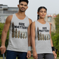 SIZE MATTERS Medium Weight Patriotic Military Tank Top (S-2XL):  Men's & Women's 5200 - FREE SHIPPING