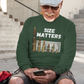 . SIZE MATTERS Heavy Weight Patriotic Military Long Sleeve T-Shirt (S-2XL):  Men's Gildan 2400 - FREE SHIPPING