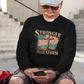 . STRONGER THAN THE STORM Heavy Weight Patriotic Christian Long Sleeve T-Shirt (S-2XL):  Men's Gildan 2400 - FREE SHIPPING