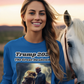 THE GREAT AWAKENING Heavy Weight Patriotic Long Sleeve T-Shirt (S-2XL):  Women's Gildan 2400 - FREE SHIPPING