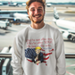 TRUMP - THEY'RE AFTER YOU Heavy Weight Patriotic Sweatshirt (S-5XL):  Men's Gildan 18000 - FREE SHIPPING