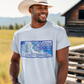 THE LION & THE LAMB Patriotic Christian T-Shirt (S-5XL):  Men's Medium Weight Gildan 5000 - FREE SHIPPING